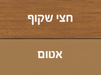 מה ההבדל: צבע לעץ חיצוני– אטום או שקוף למחצה