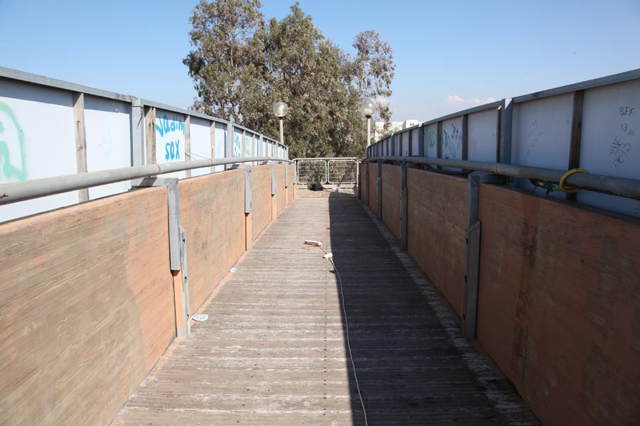 גשר בנתניה - לפני טיפול