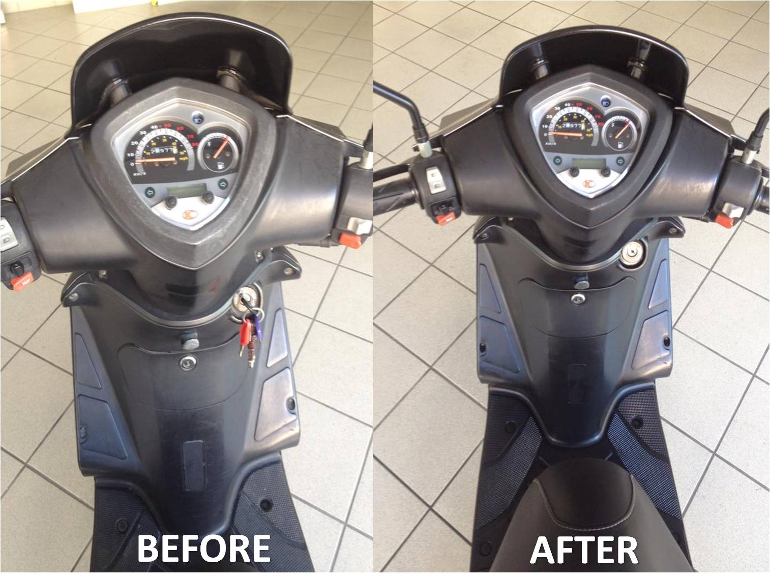 חידוש חלקי פלסטיק בקטנוע