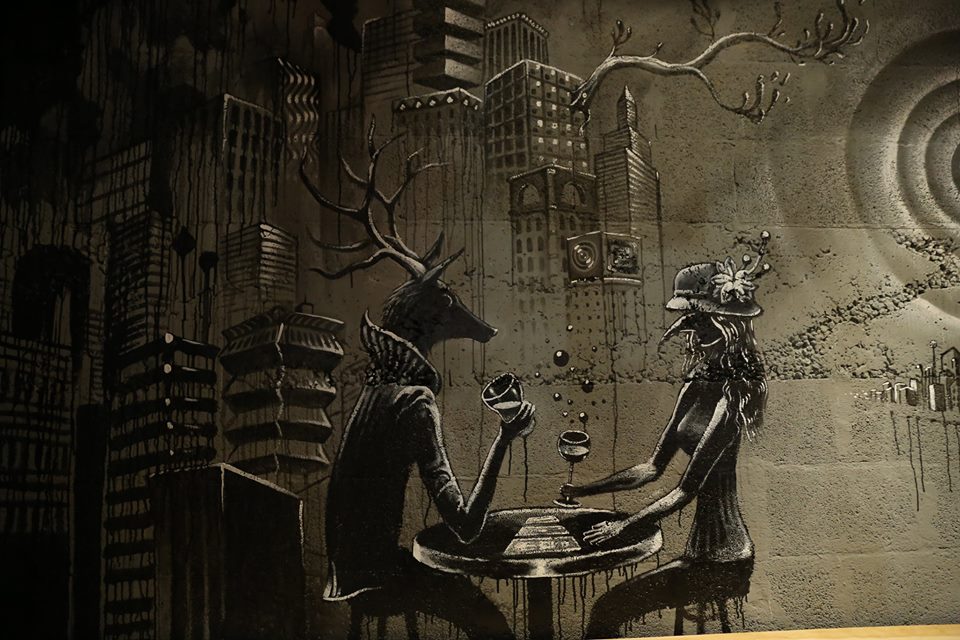 ציורי קיר עם סופר צבע