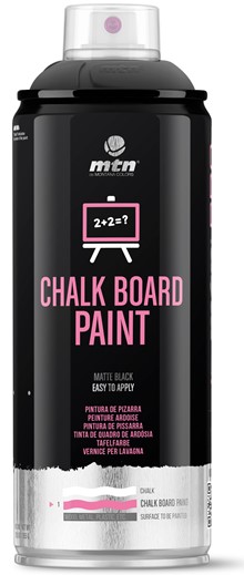צבע לוח גיר בספריי ספריי לוח גיר מונטנה MTN PRO Erasable Chalk