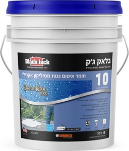 בלאק ג'ק 10 - חומר איטום גגות מסיליקון אקרילי