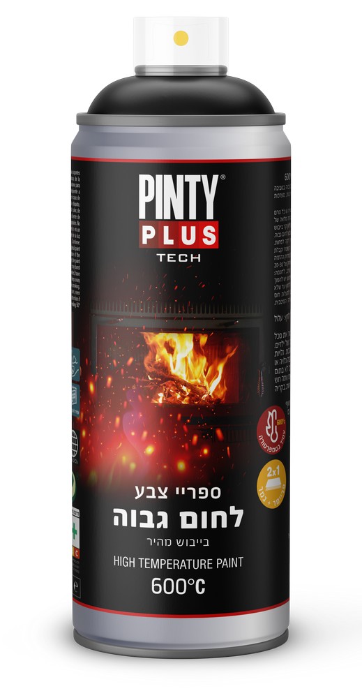 Pintyplus High Temperature 400Ml Black IL 1000X1000