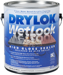 סילר לאבן ובטון בגימור מבריק DRYLOK Wetlook